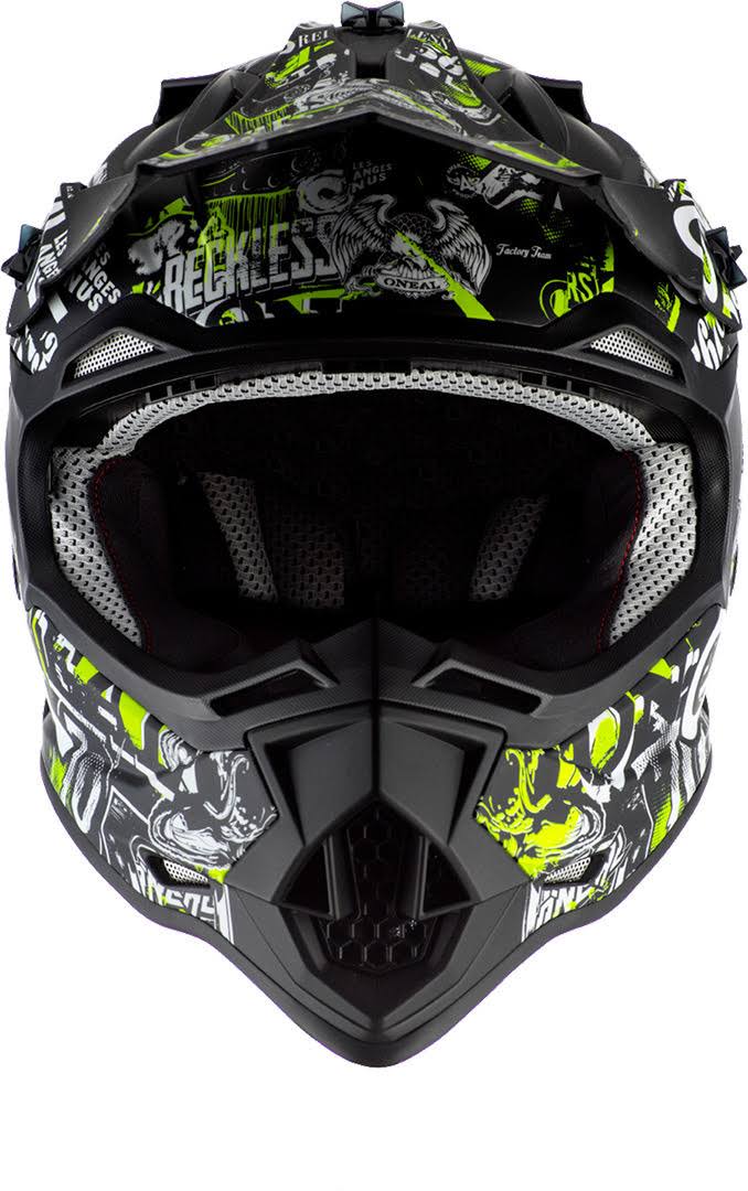 Large Black/Neon Yellow Youth Racing Helmet G69084