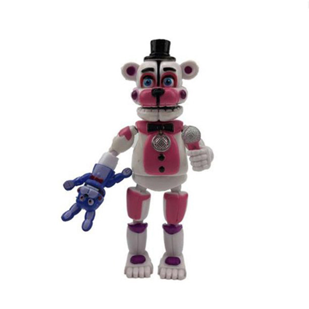 5Pcs FNAF Funtime Freddy Foxy Movable Action Figures I614940