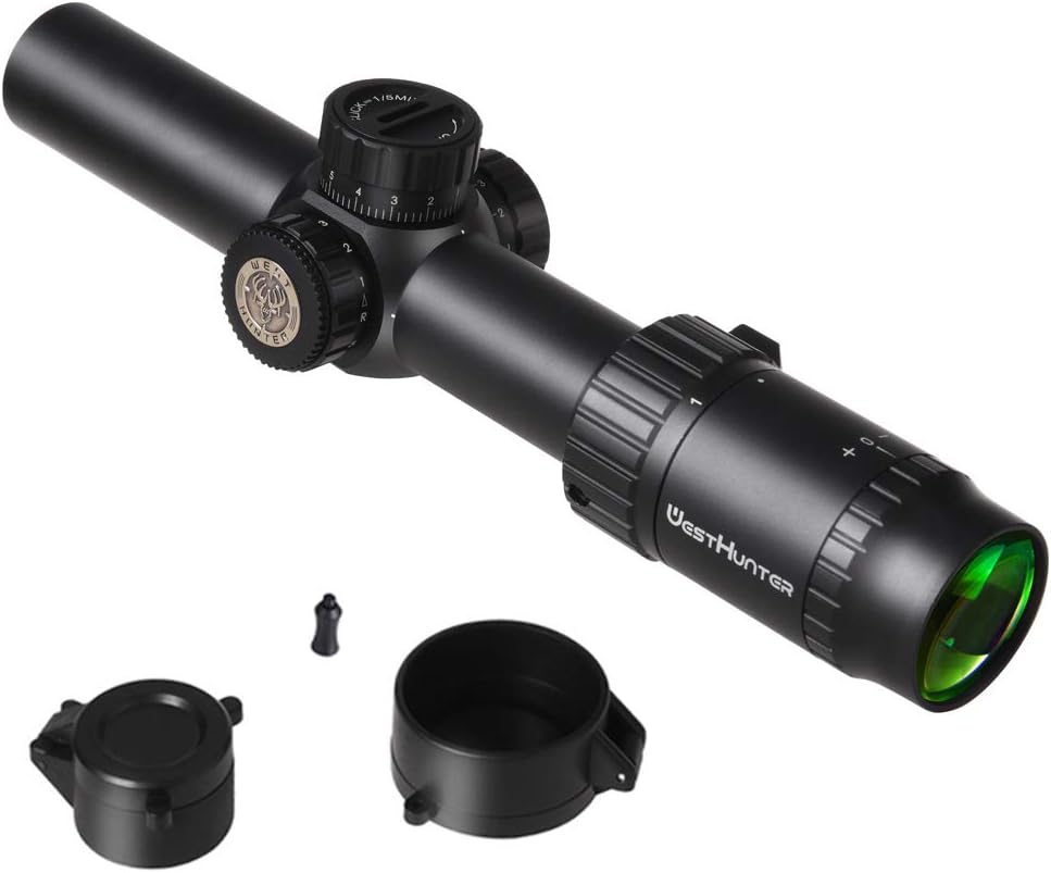 HD 1-6X24 IR Riflescope with Red Green Illuminated Reticle S8215