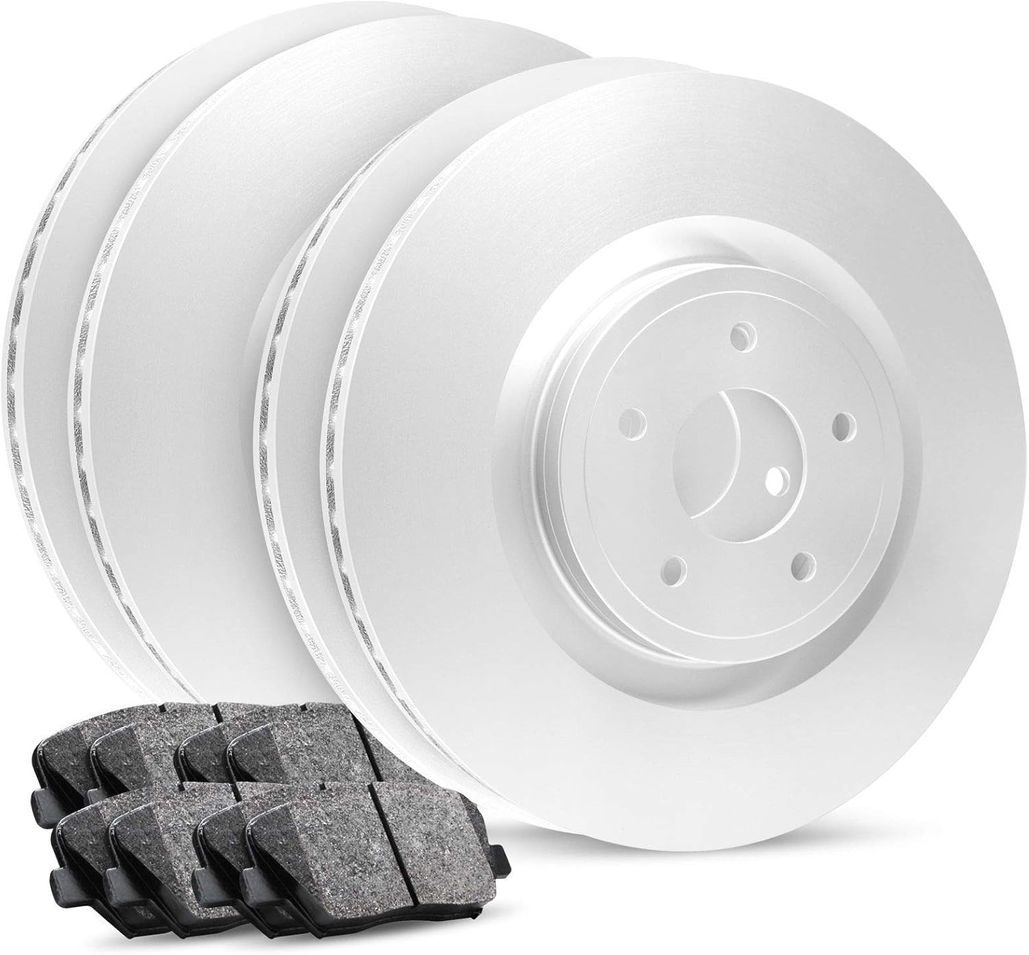 Carbon Front Rear Brake Rotors with Ceramic Brake Pads and Hardware Kit R577