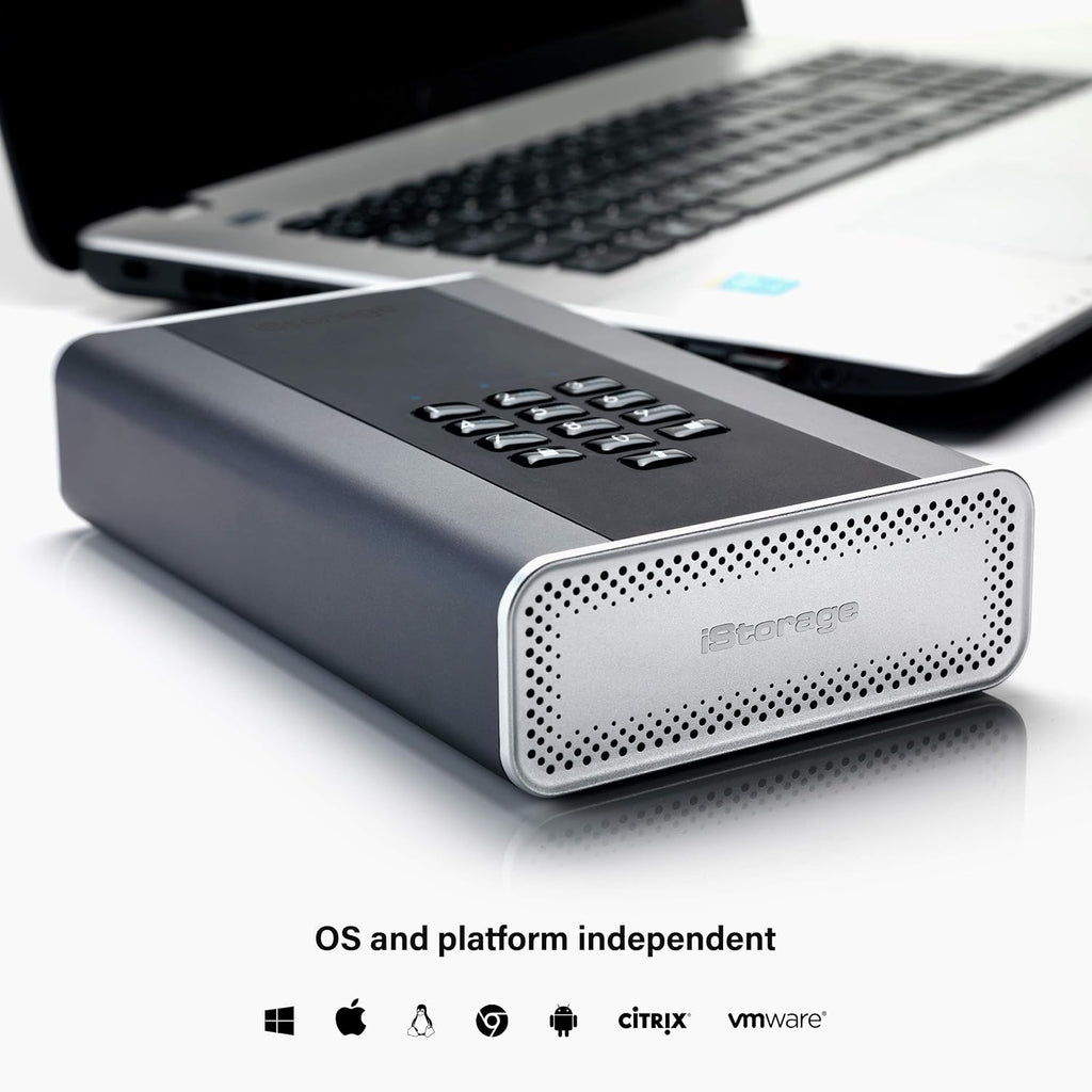 4TB Secure Encrypted Portable Desktop Hard Drive H193