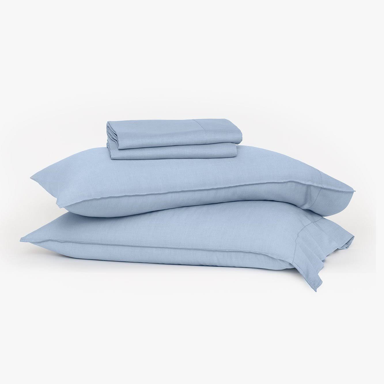 Light Blue 4-Piece Eucalyptus Sheet Set K16457