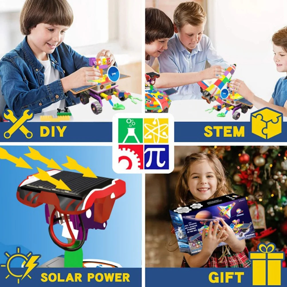 3 In 1 Solar Robot Toy Building Kit U457755
