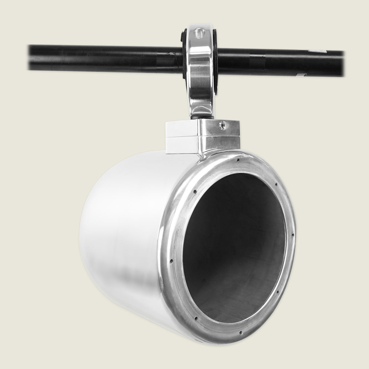 5.25" 360° Swivel Chrome Surface Mount Speaker Pods Y658