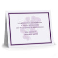 Violet Bouquet Sympathy Cards P734559