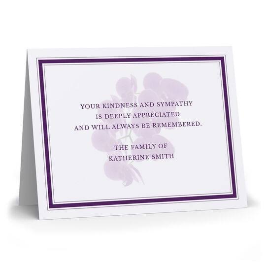 Violet Bouquet Sympathy Cards P734559