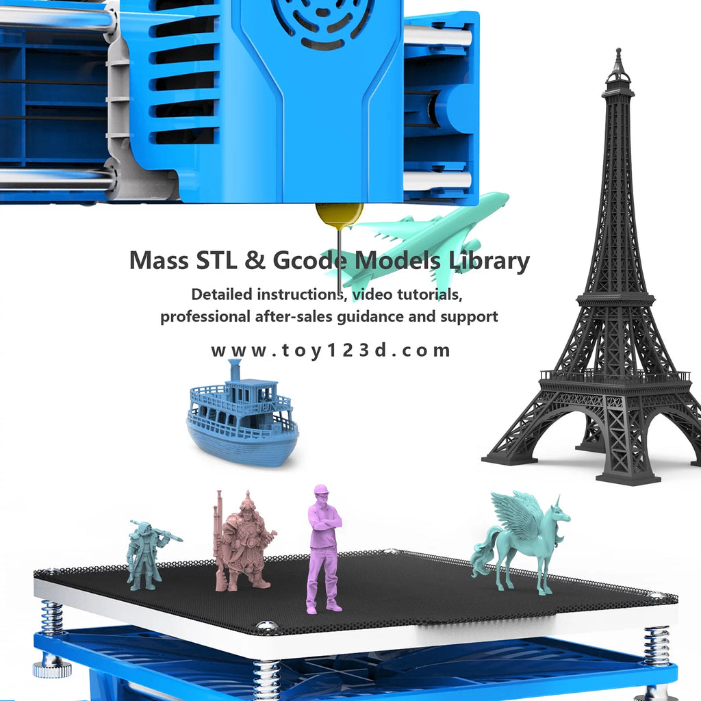 Mini 3D Printer, 100x100x100mm Print Size X67303