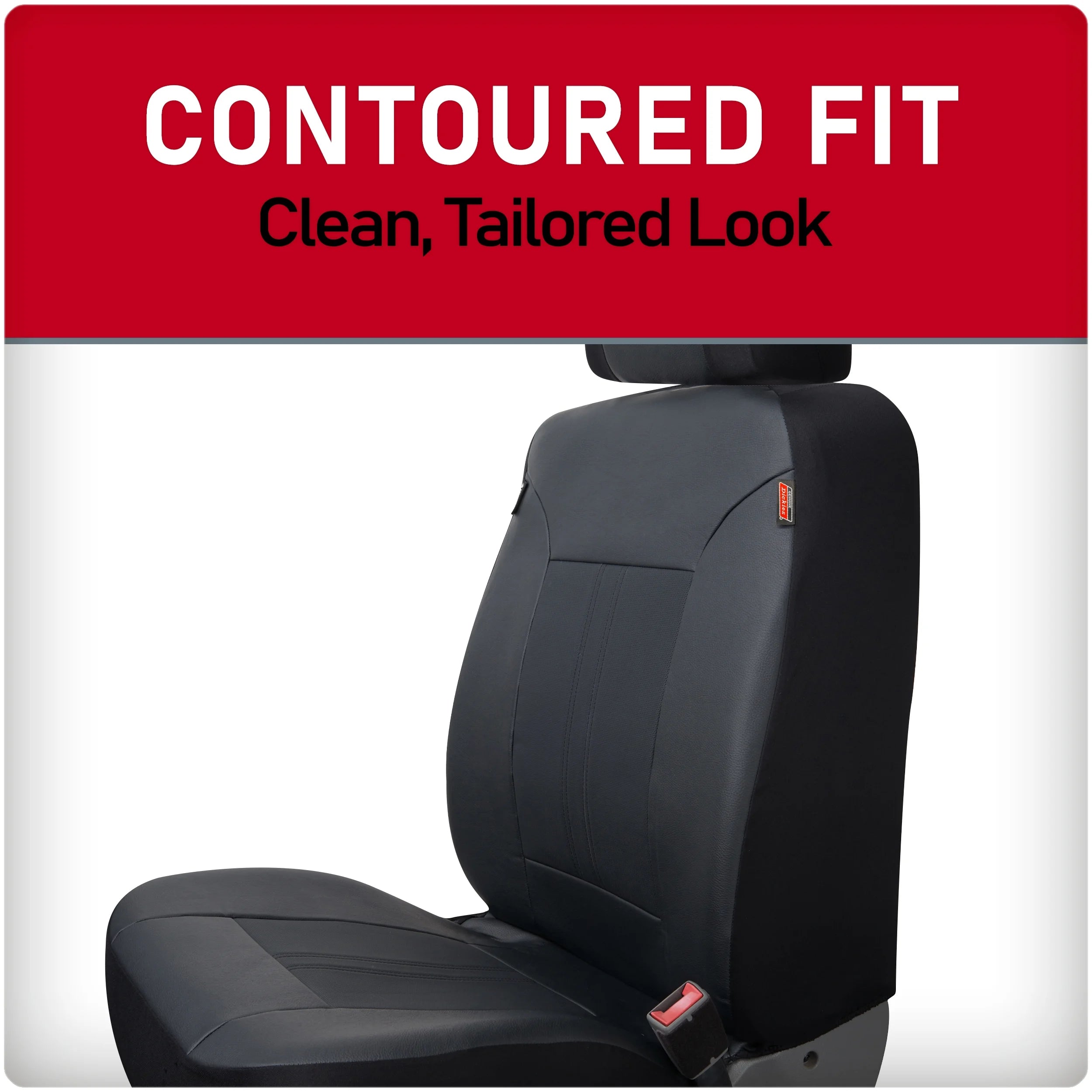 3 Piece Vegan Leather Seat Covers Black Q556388