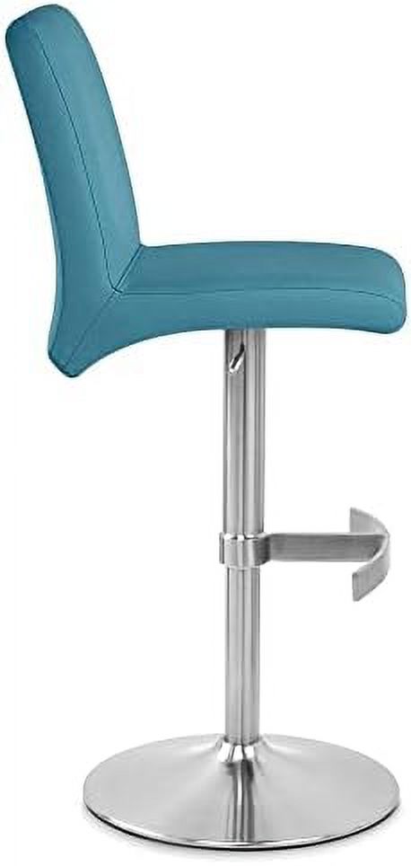 Modern Adjustable Height Swivel Stool in Slate Grey D3887