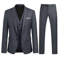 Mens Slim Fit 3 Piece Suit Blazer Waistcoat Trousers Y3087