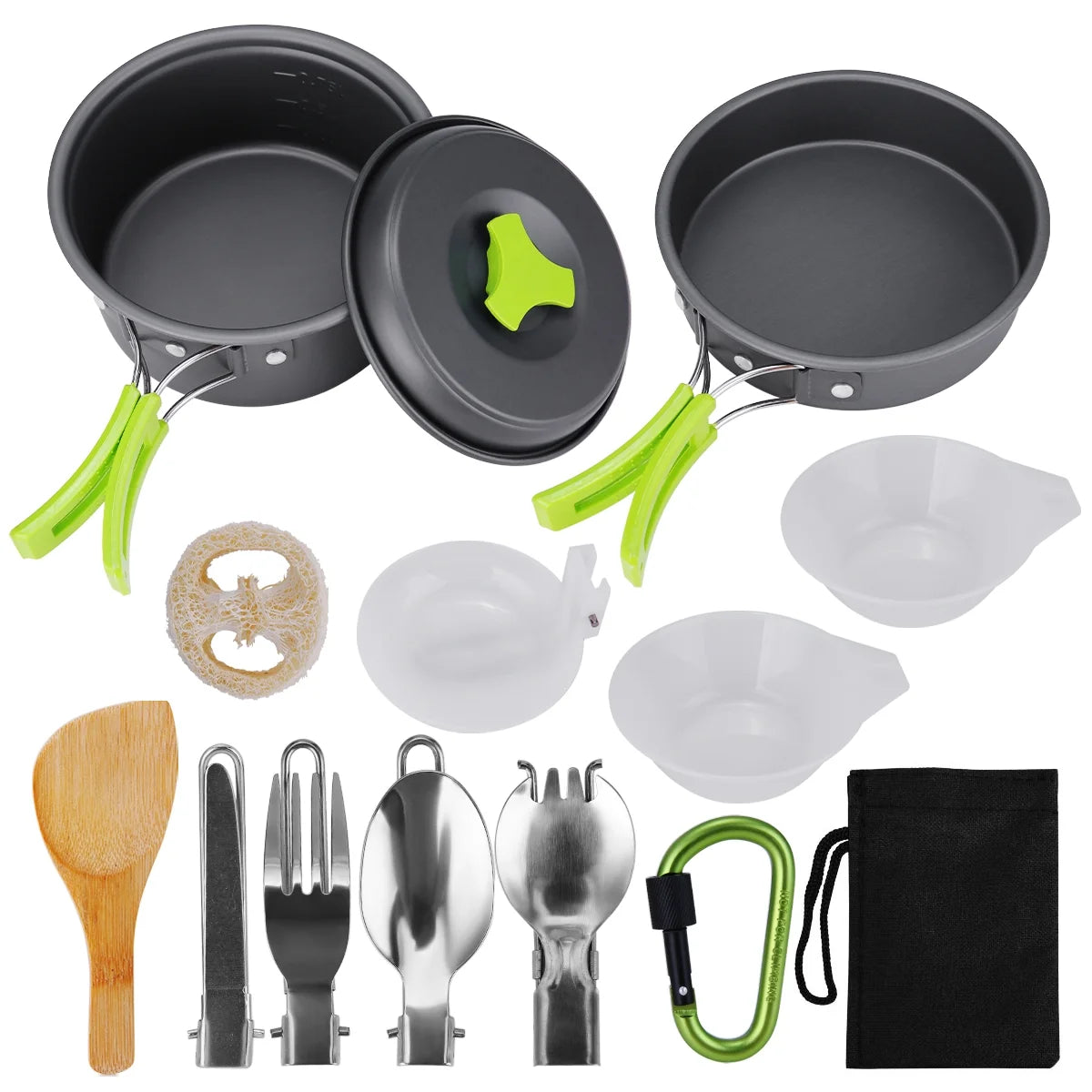 15 Pcs Non Stick Camping Cookware Set O55967
