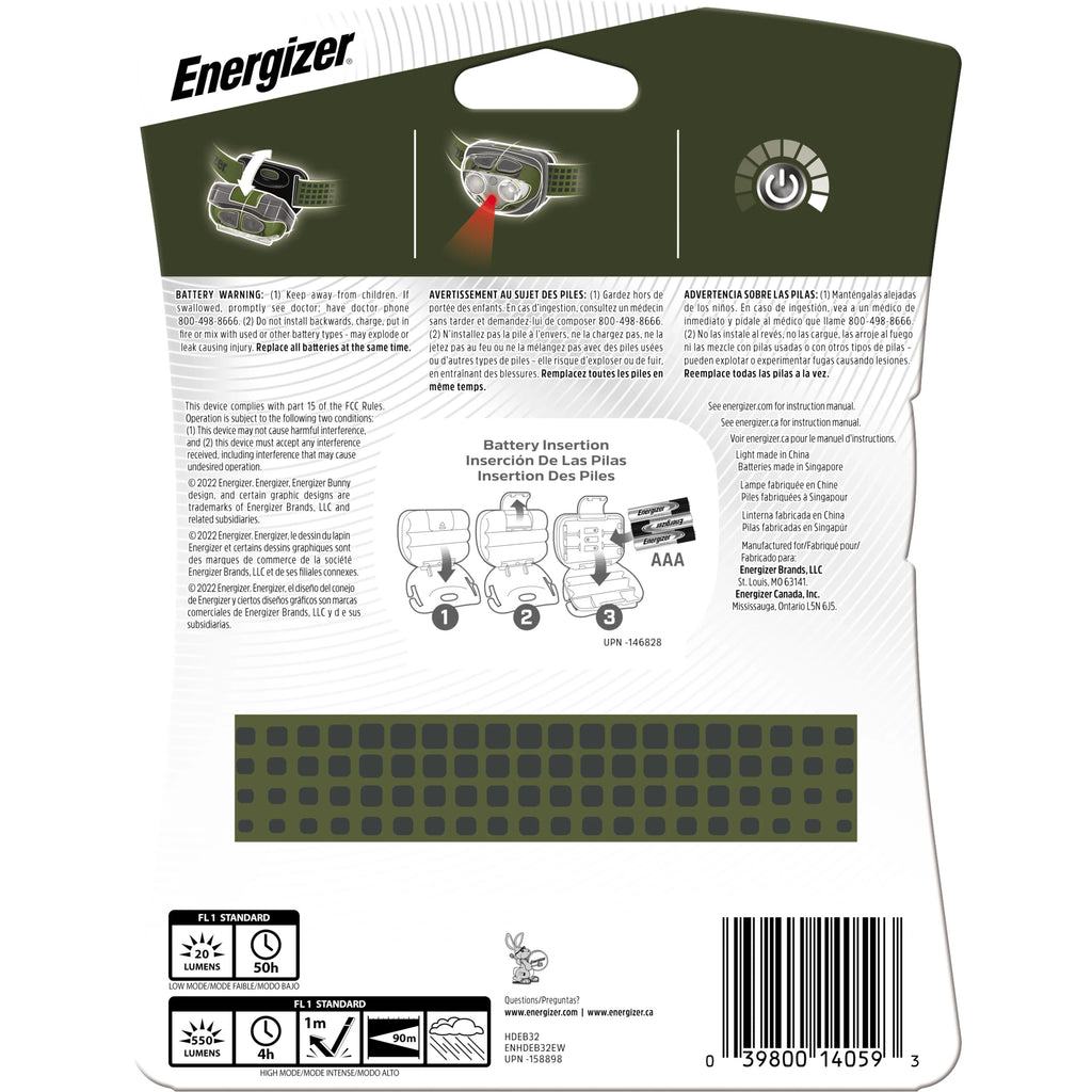 550 Lumen LED Headlamp S792812