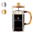 French Coffee Press with Bamboo Wood and Borosilicate Glass N395007