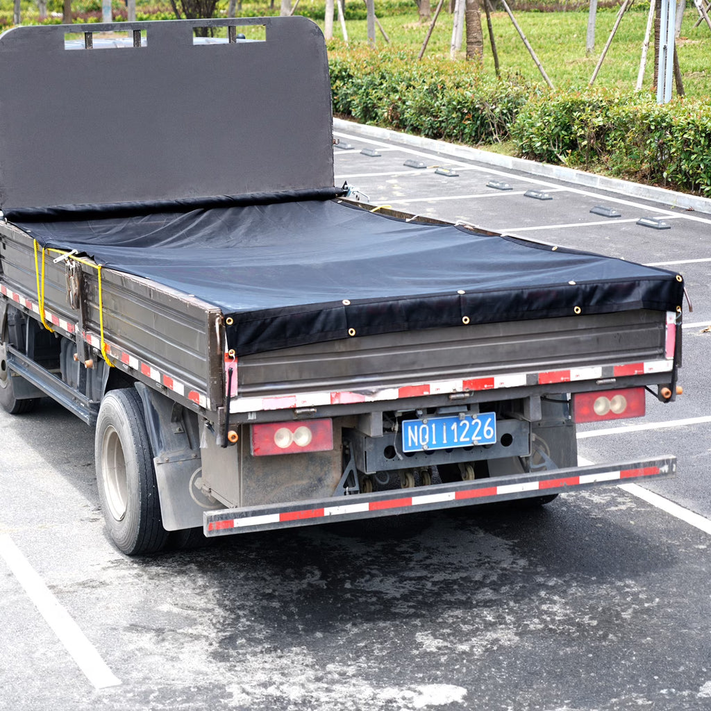 Tarp 7 x 22 ft PVC 18oz Double Pockets E373