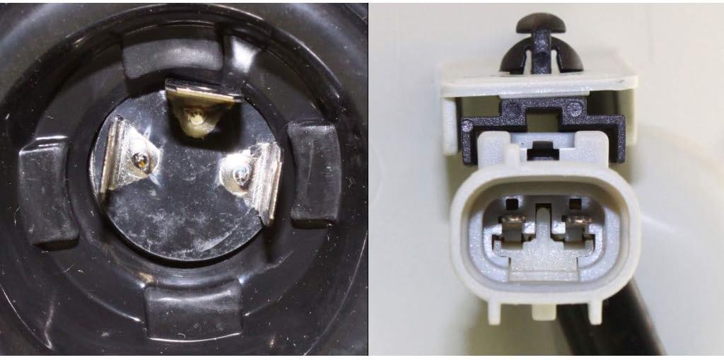 Headlight Assembly Driver Left Side with Bulbs C1404