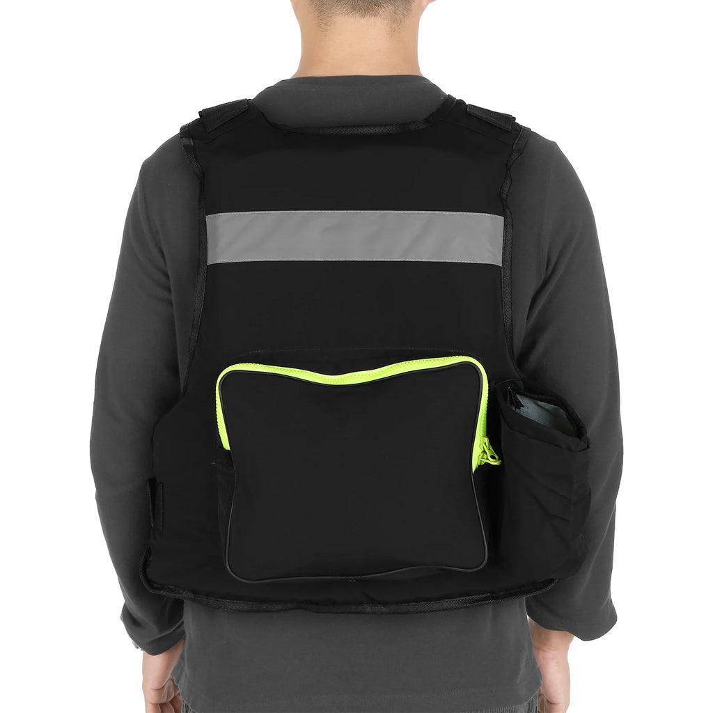 Fly Fishing Jacket Vest with Water Bottle Holder S180525