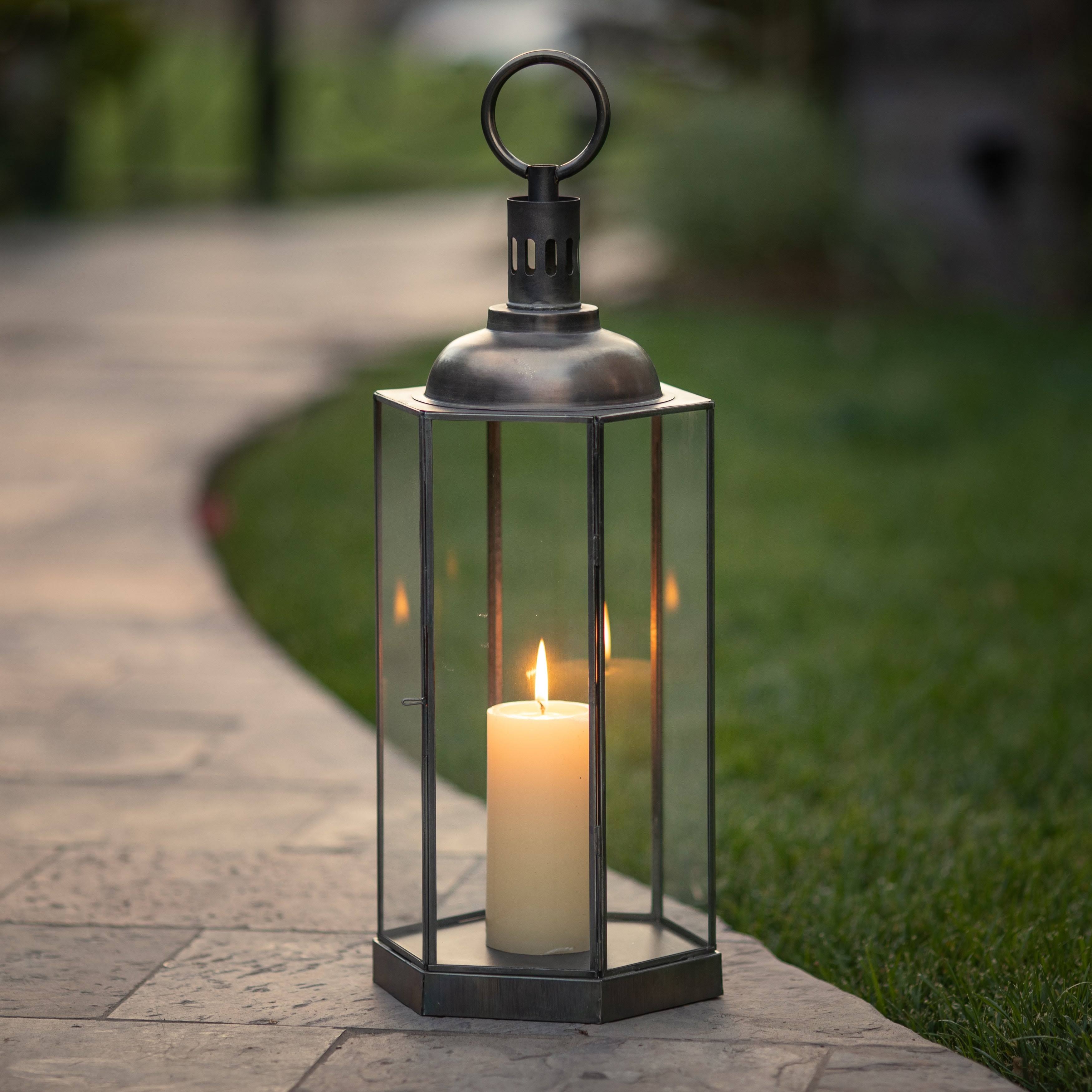 Antique Brass Lantern D258181