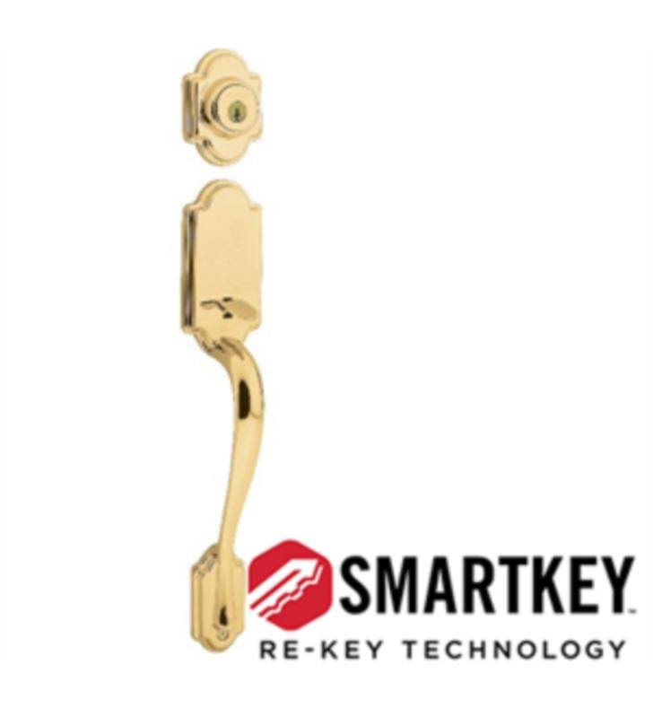 Antique Brass Exterior Handleset D4822