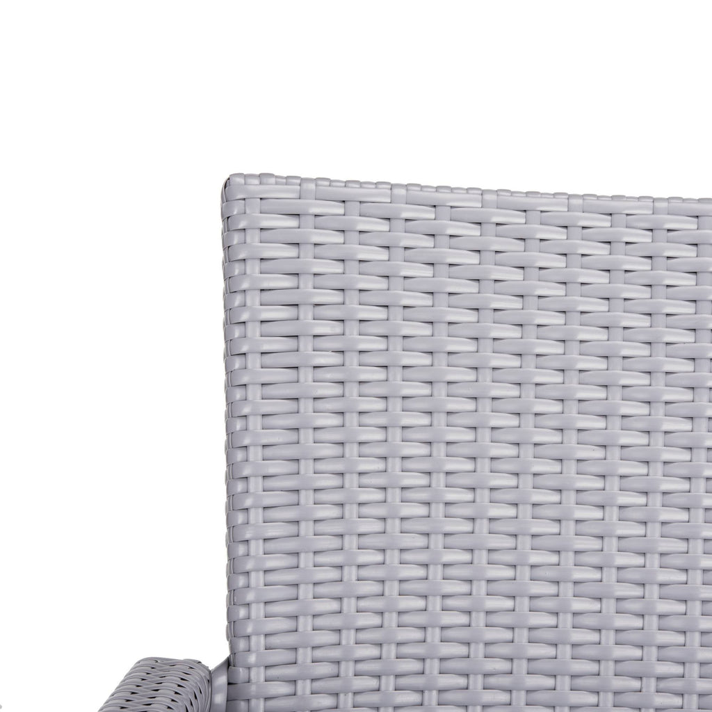 Stacking Arm Chair Grey Set of 2 K529652