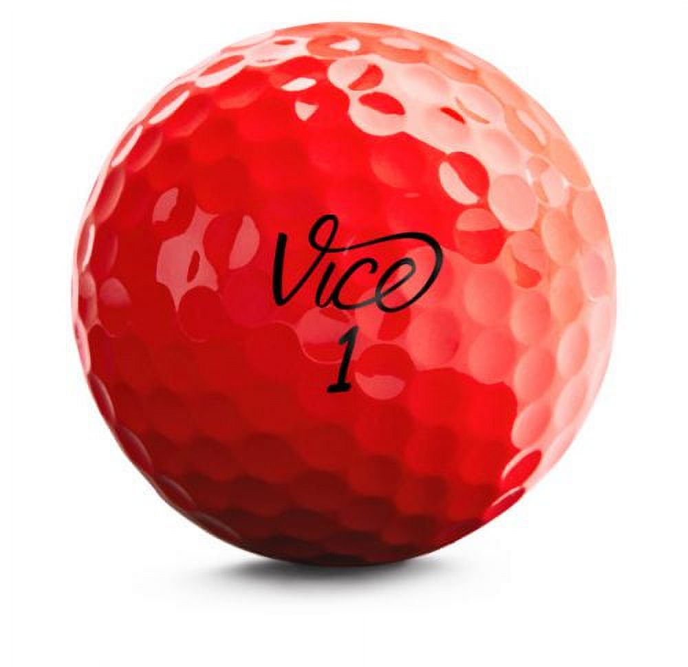 Neon Red Golf Balls, 12 Pack Z97938