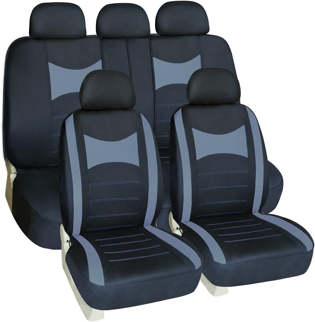 Black Full Set Car Seat Covers U35372