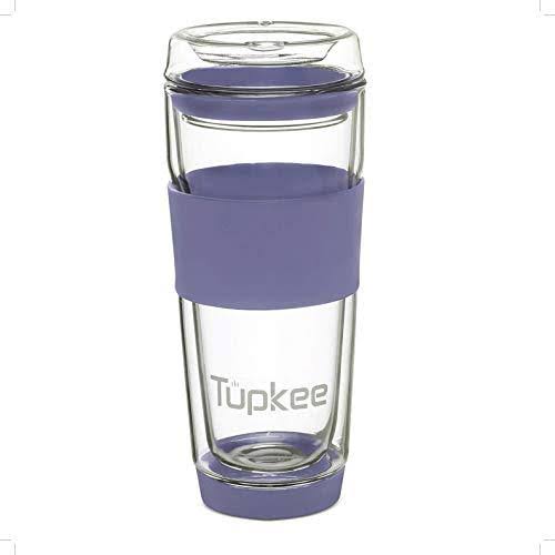Double Wall Glass Tumbler with Lid N731