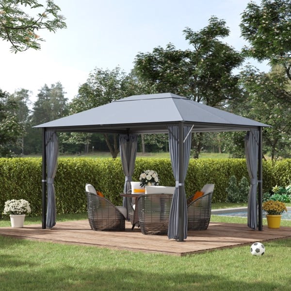 Gray Patio Gazebo I628027