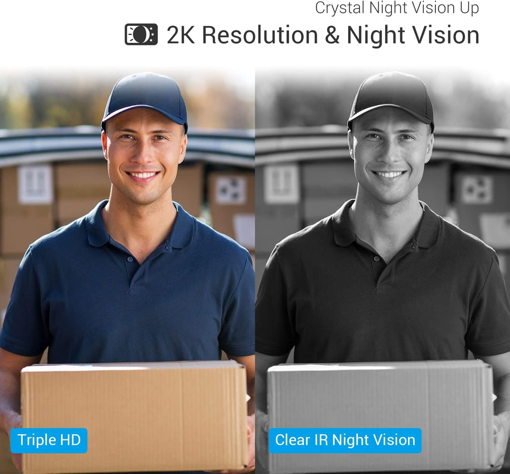 Wired WiFi Video Doorbell with Night Vision and Two-Way Talk M19384