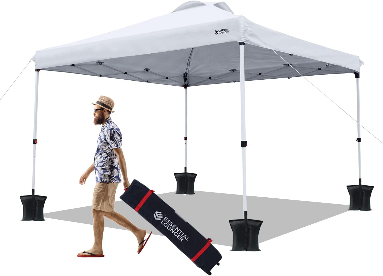 10'x10' Pop-up Canopy with Wheeled Bag N65234