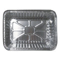 Aluminum Closeable Containers 2.25 lb Oblong Silver 500/Carton Y221806
