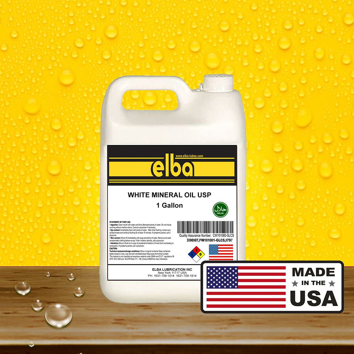 Food Grade Mineral Oil USP Wood & Bamboo Conditioner and Protectant L972