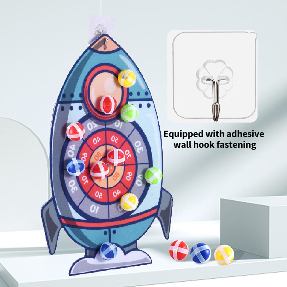 Dart Board with Sticky Balls Toys W211390