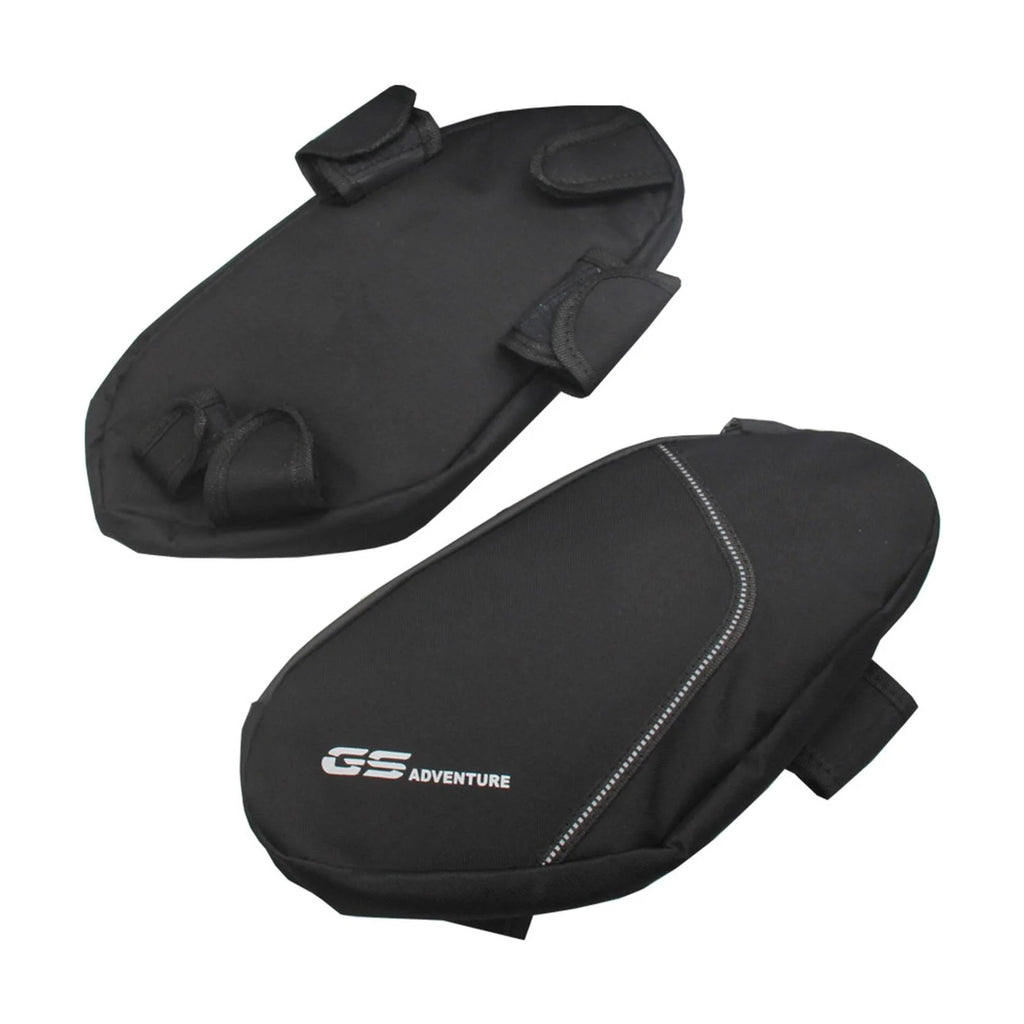 Black Lightweight Waterproof Motorbike Frame Bag W656517