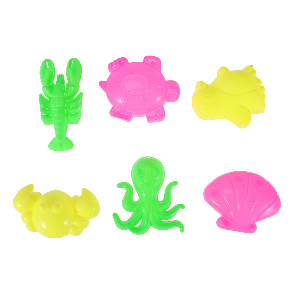 6pcs Beach Sand Toys Set with Sand Tray C686461