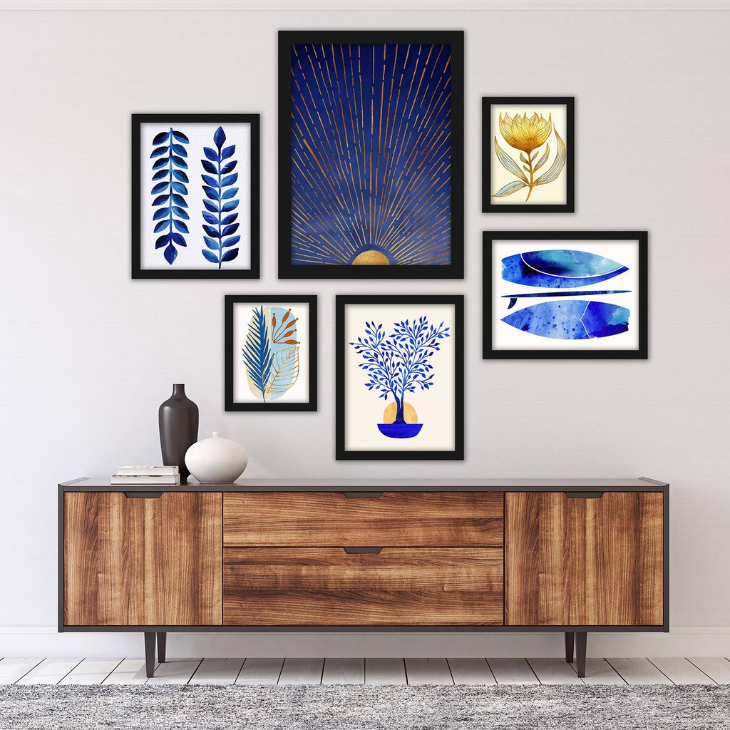 6-Piece Black Gallery Wall Set D433342