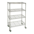Chrome 4 Shelf Wire Cart Q125584