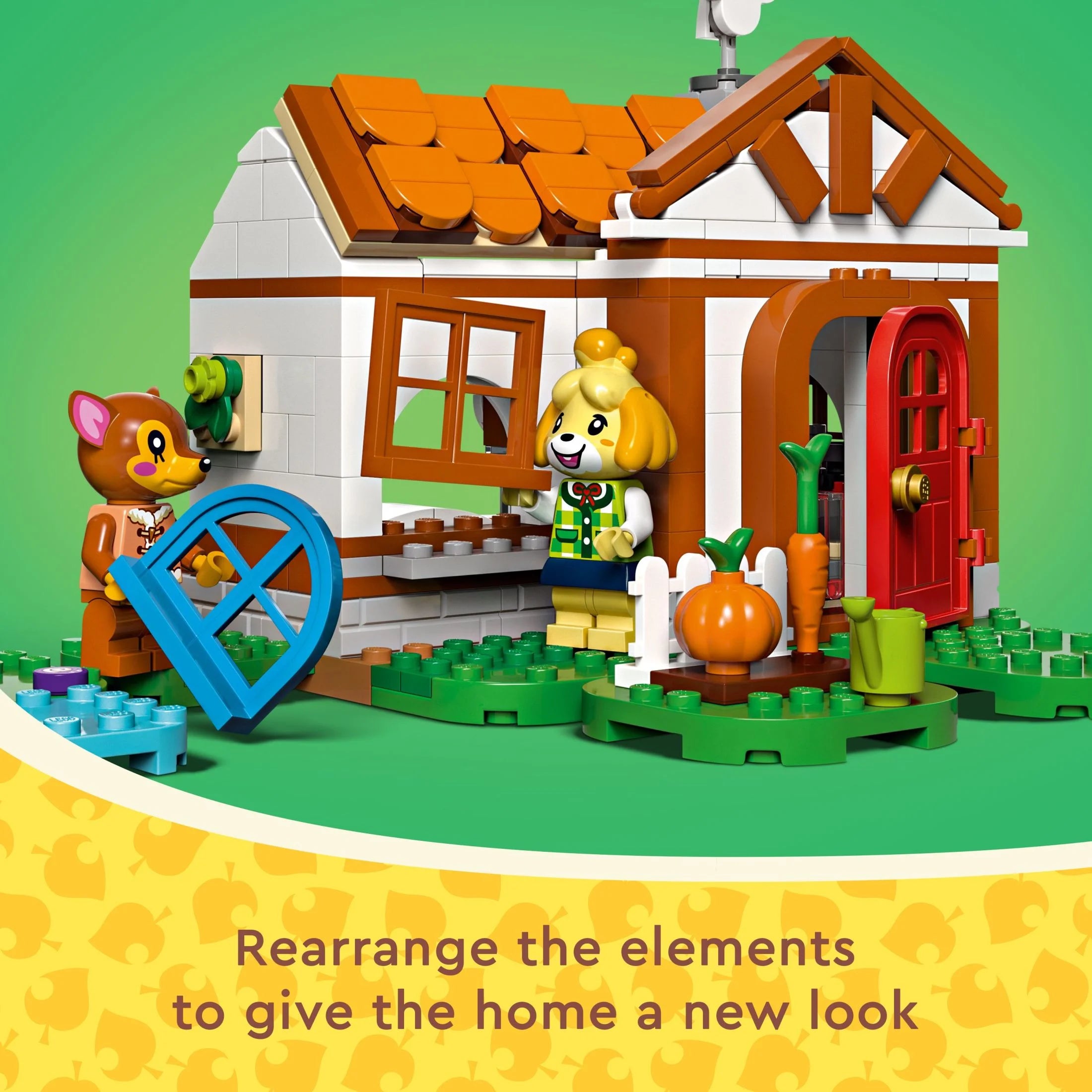 LEGO Animal Crossing Isabelle’s House Visit Buildable Creative Toy Z828019
