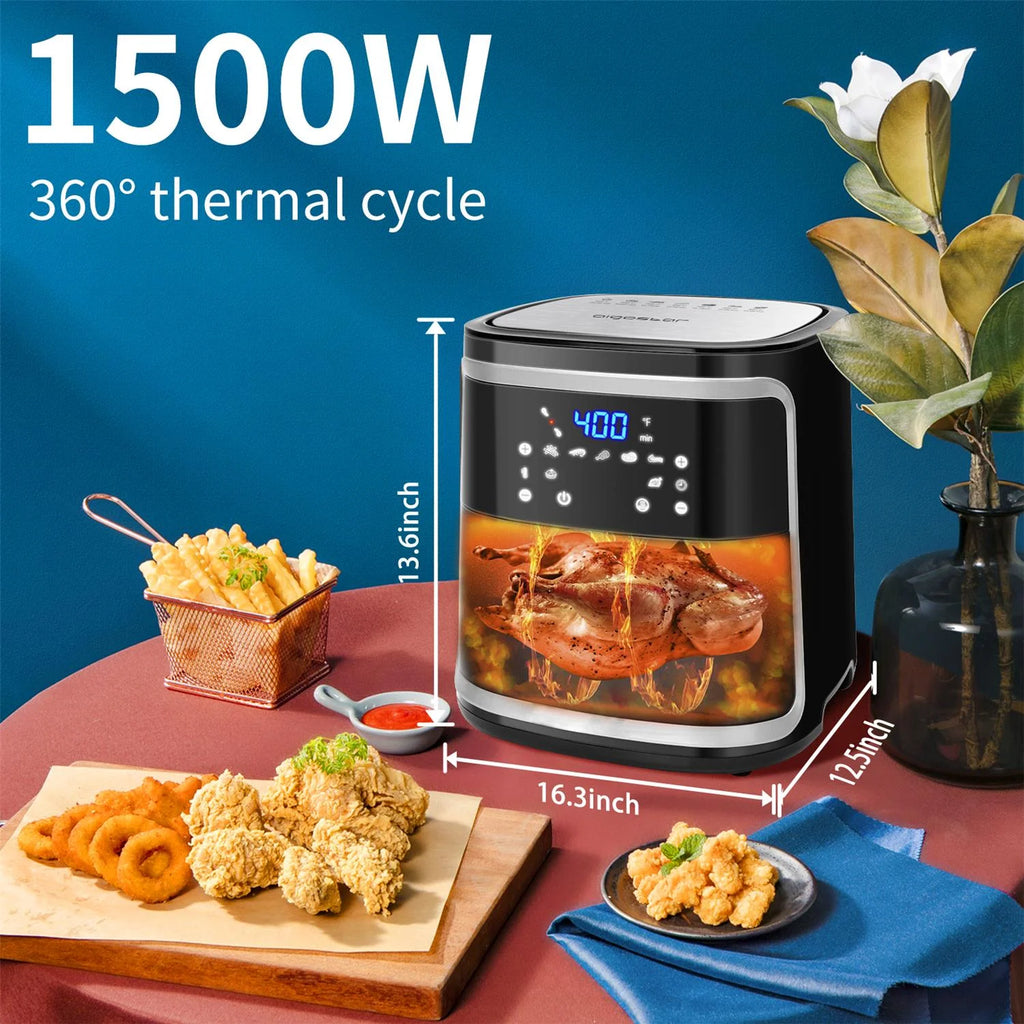 12-in-1 Smart WiFi Air Fryer 7.4 QT, Black F10244