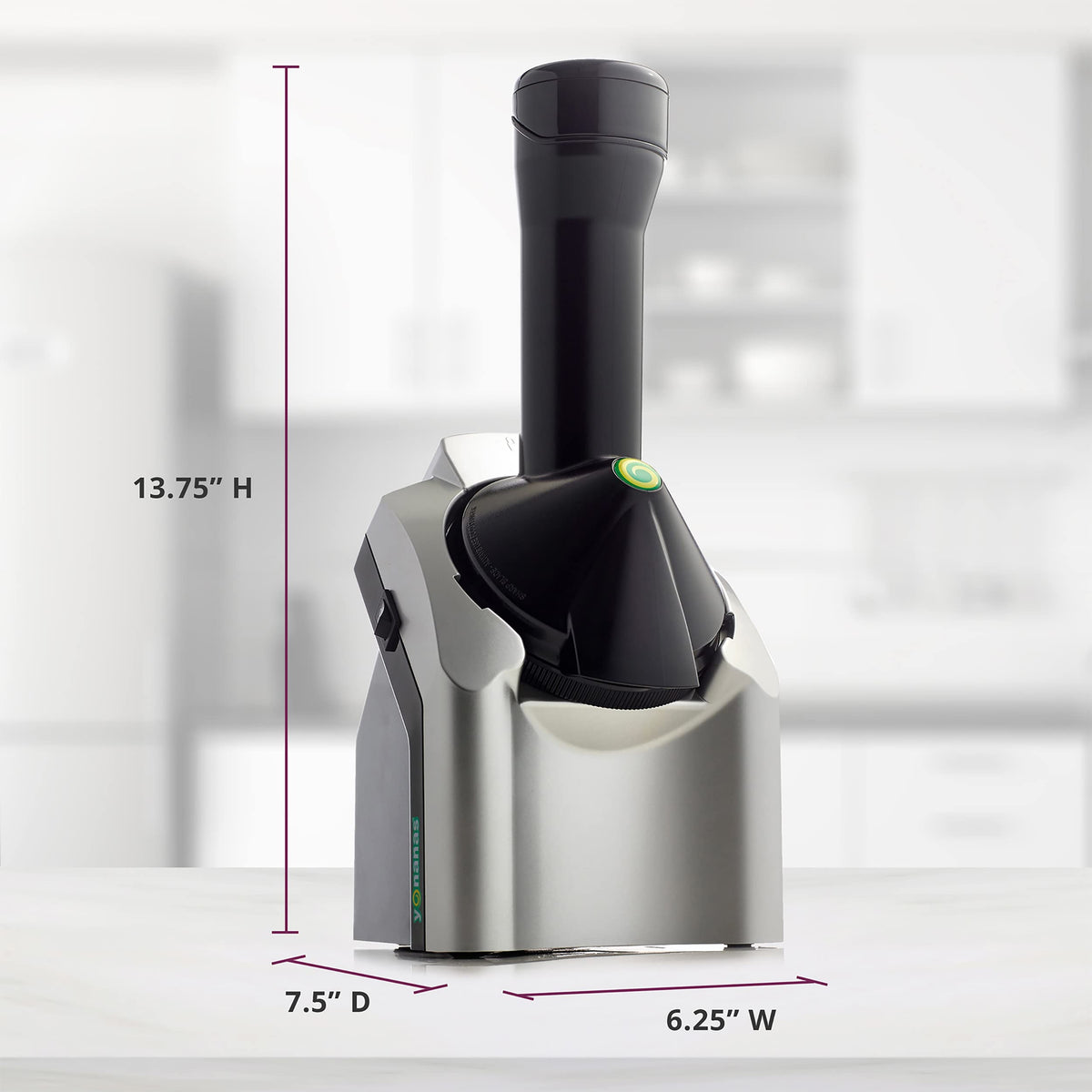 Silver Frozen Fruit Soft Serve Maker B2997