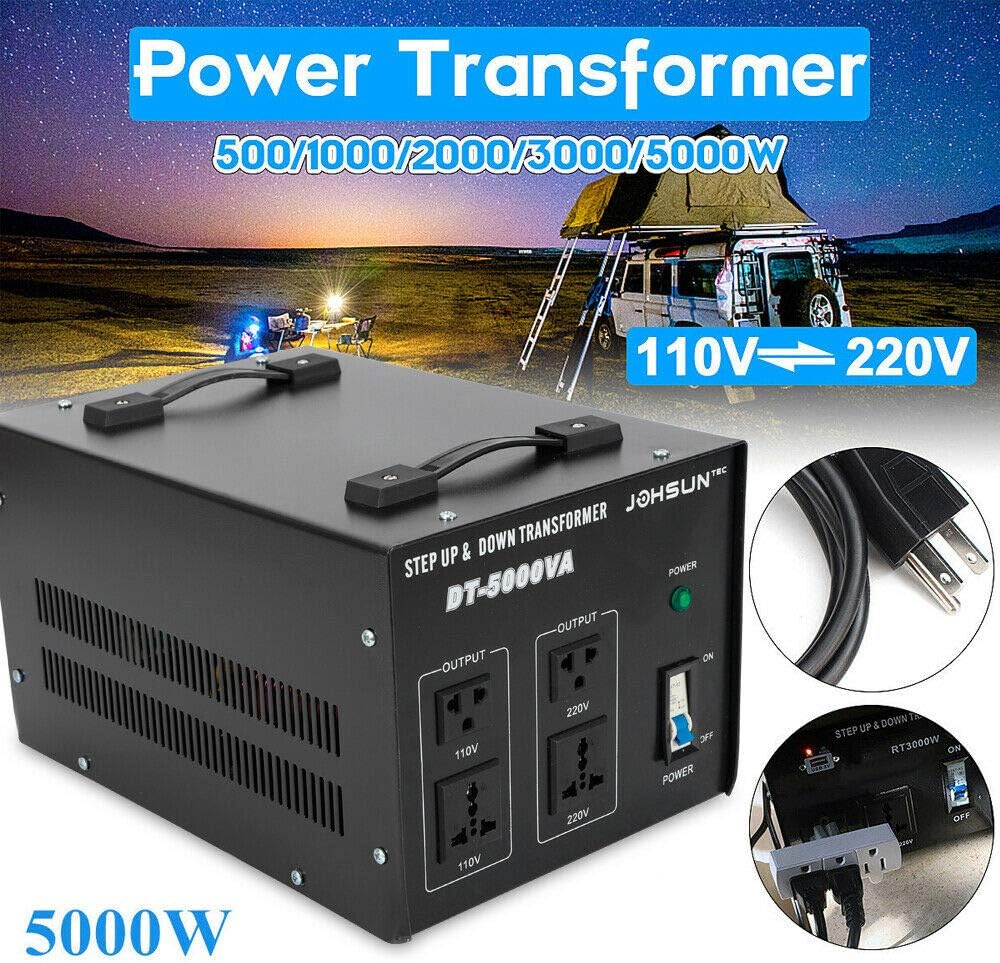 5000 Watt Voltage Converter Transformer, 110V/220V S5112
