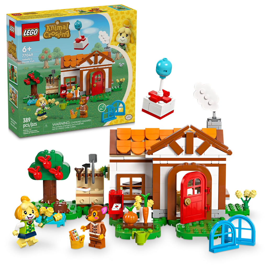 LEGO Animal Crossing Isabelle’s House Visit Buildable Creative Toy Z828019