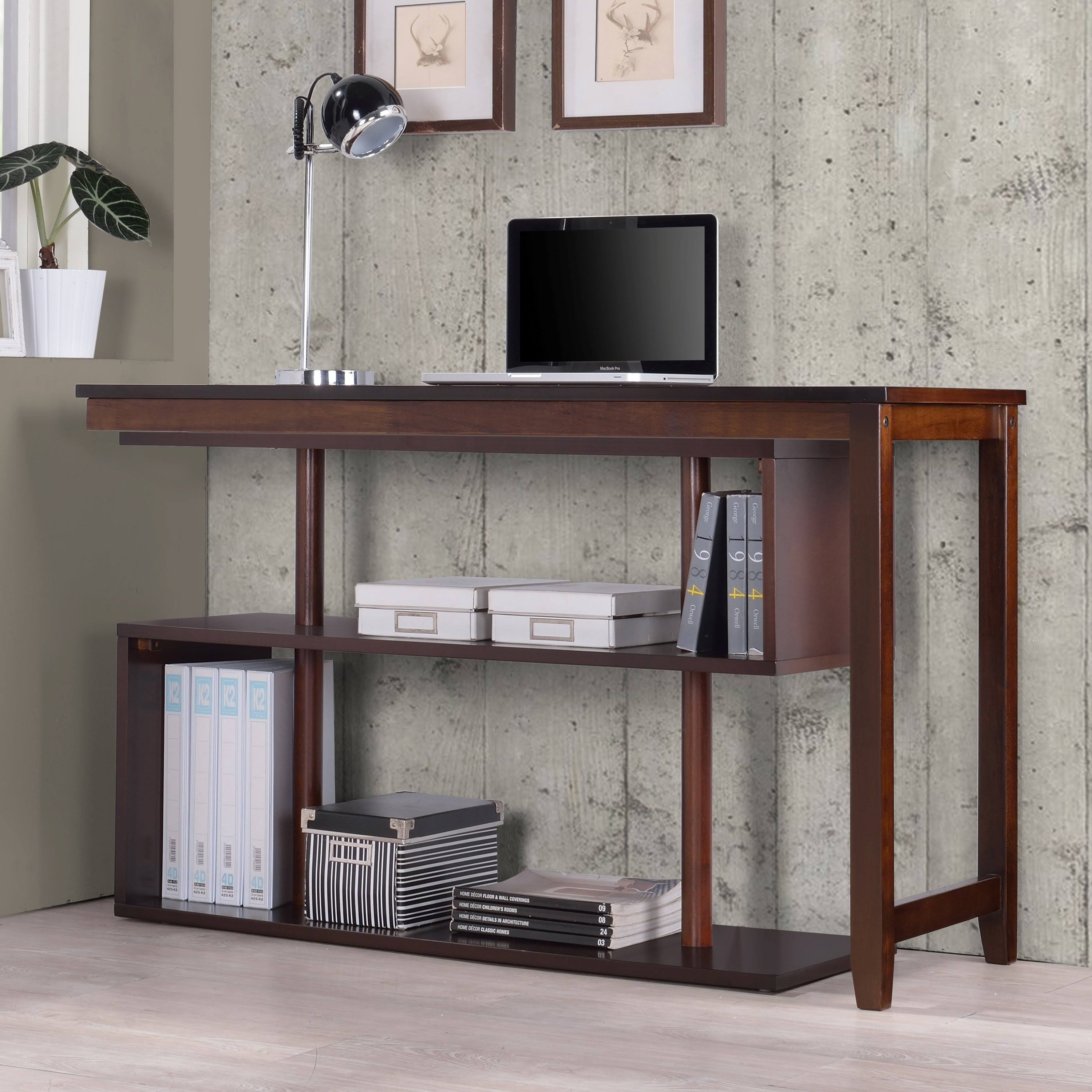 Swing Out Desk - Black L490