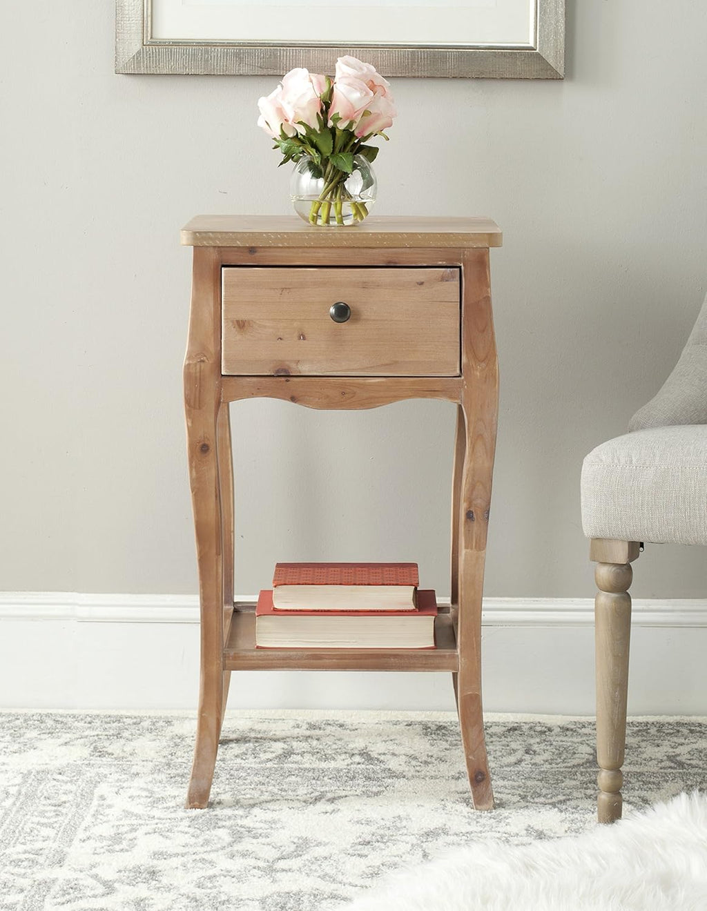 French Grey End Table I86500