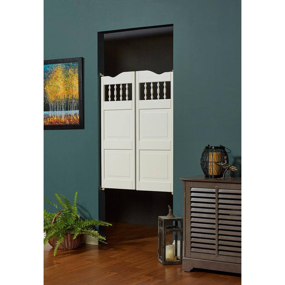 Brown Spindle Top Cafe Door T625