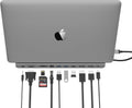 USB C Docking Station with 100W PD, 4K HDMI, DisplayPort, VGA, Ethernet, Card Reader, USB 3.0, USB 2.0, Aux Adapter U169