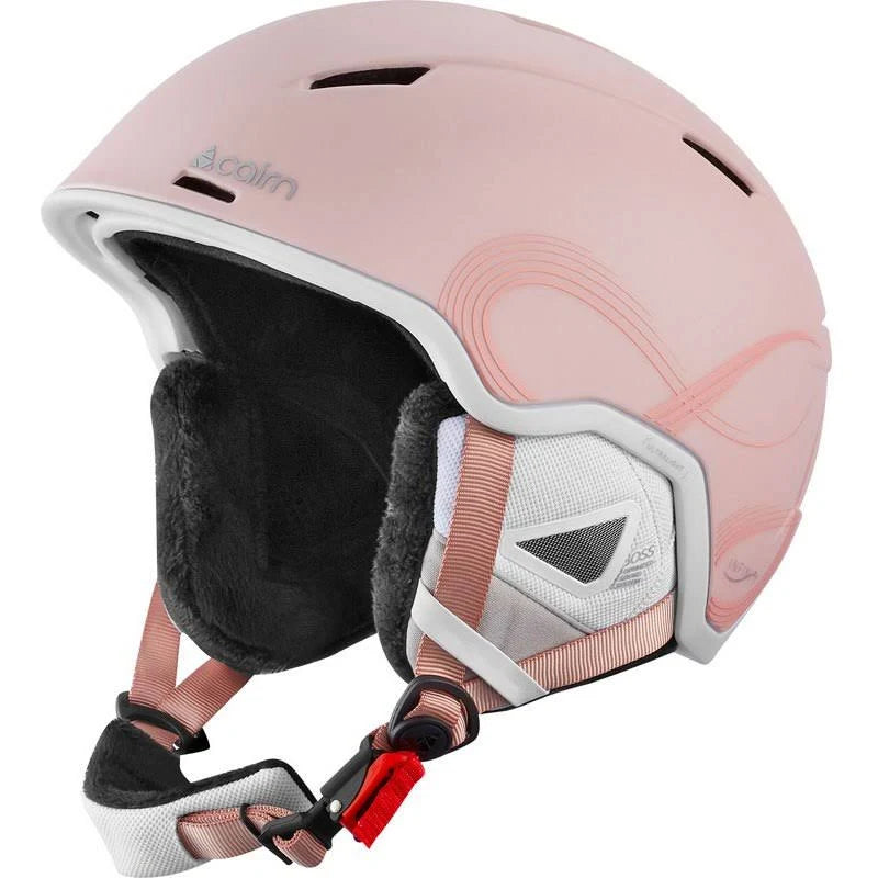 Pink White Ski Helmet V16790
