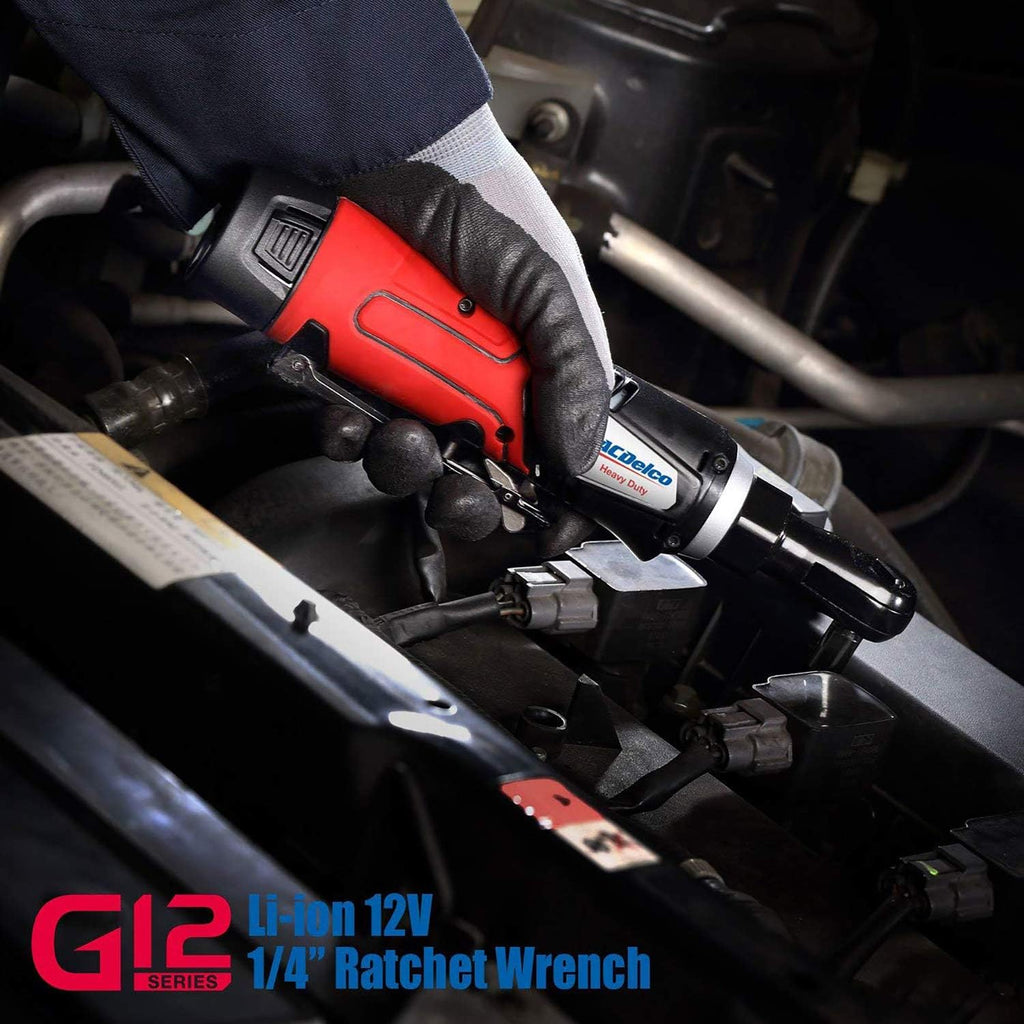 12V Cordless Li-ion 1/4" Ratchet Wrench, Pack of 2 S41431