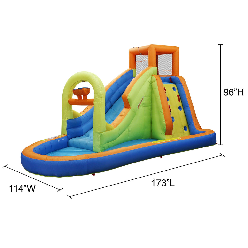 Inflatable Backyard Kids Water Slide and Pool C177505