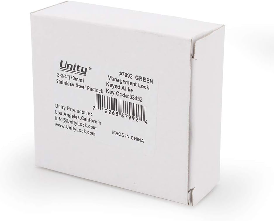 Green Disc Padlock 2-3/4" (70mm) (50) L8833