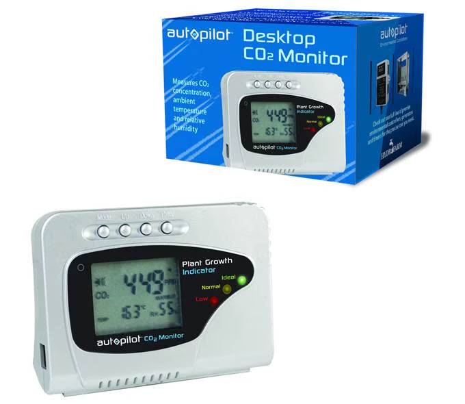 24hr Desktop Co2 Monitor with LCD Display I987